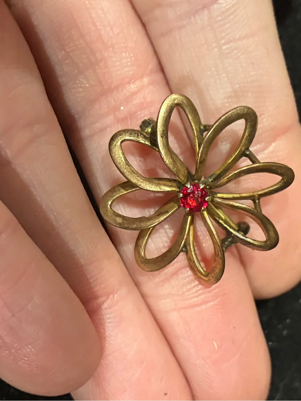 Antique Victorian Gold Filled Brooch